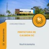 Apostila Nutricionista Prefeitura de Calmon SC 2026