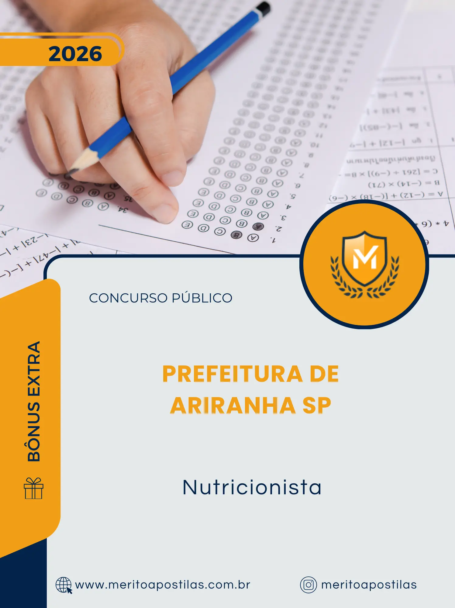 Apostila Nutricionista Prefeitura de Ariranha SP 2026