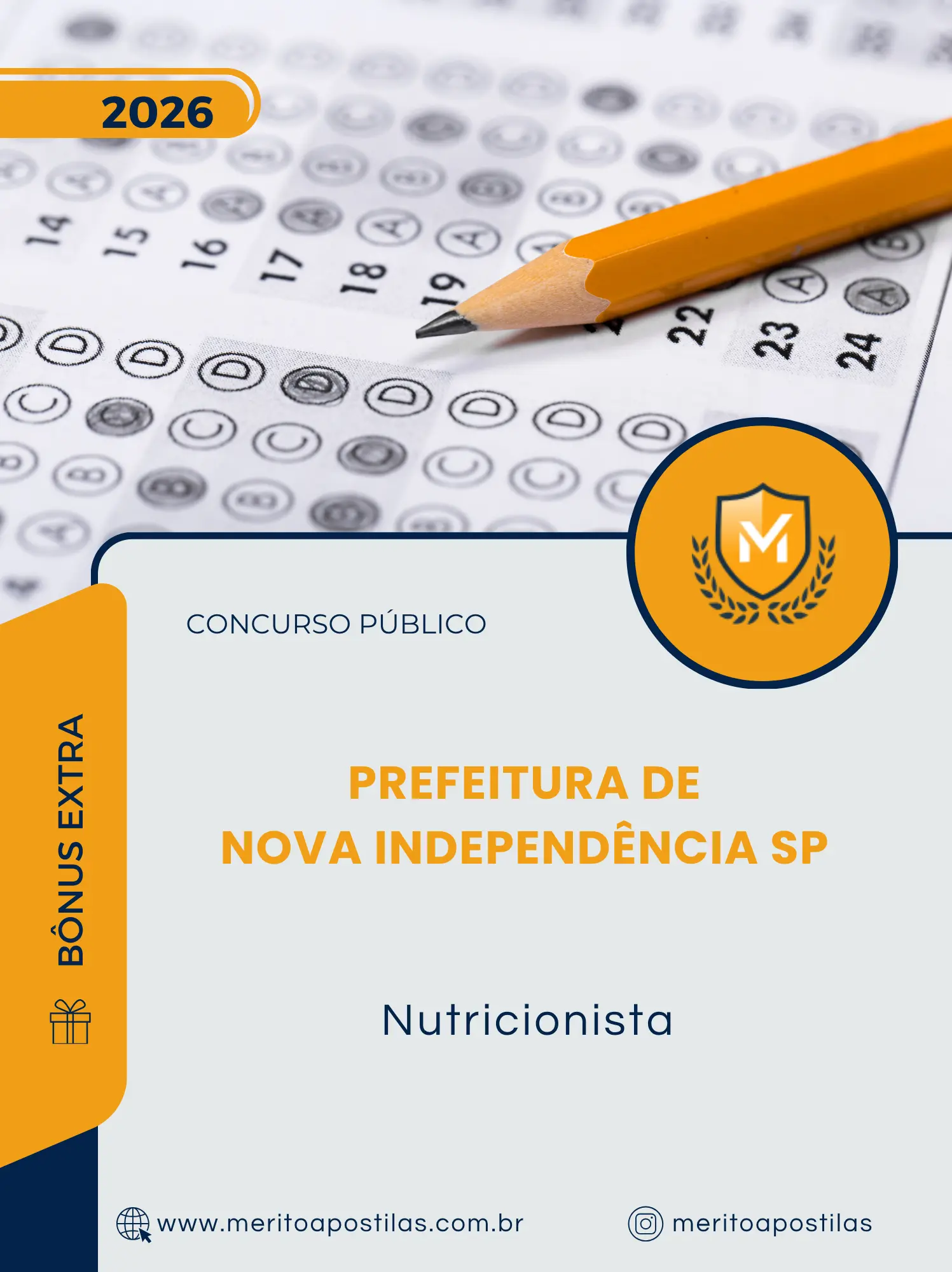 Apostila Nutricionista Prefeitura de Nova Independência SP 2026