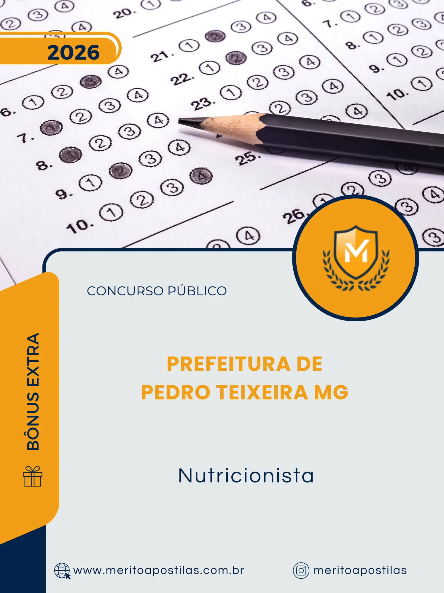 Apostila Nutricionista Prefeitura de Pedro Teixeira MG 2026