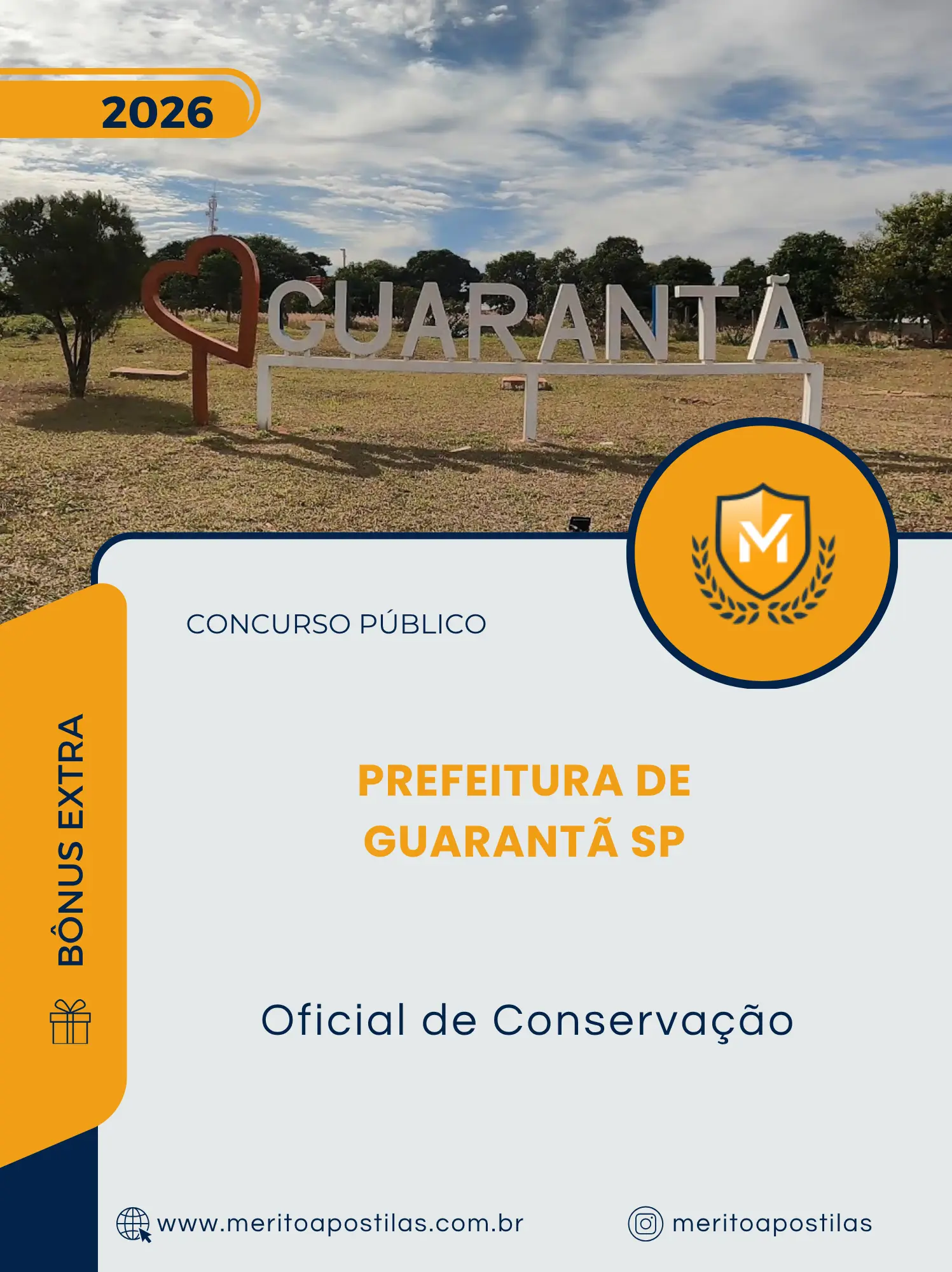 Apostila Oficial de Conservação Prefeitura de Guarantã SP 2026