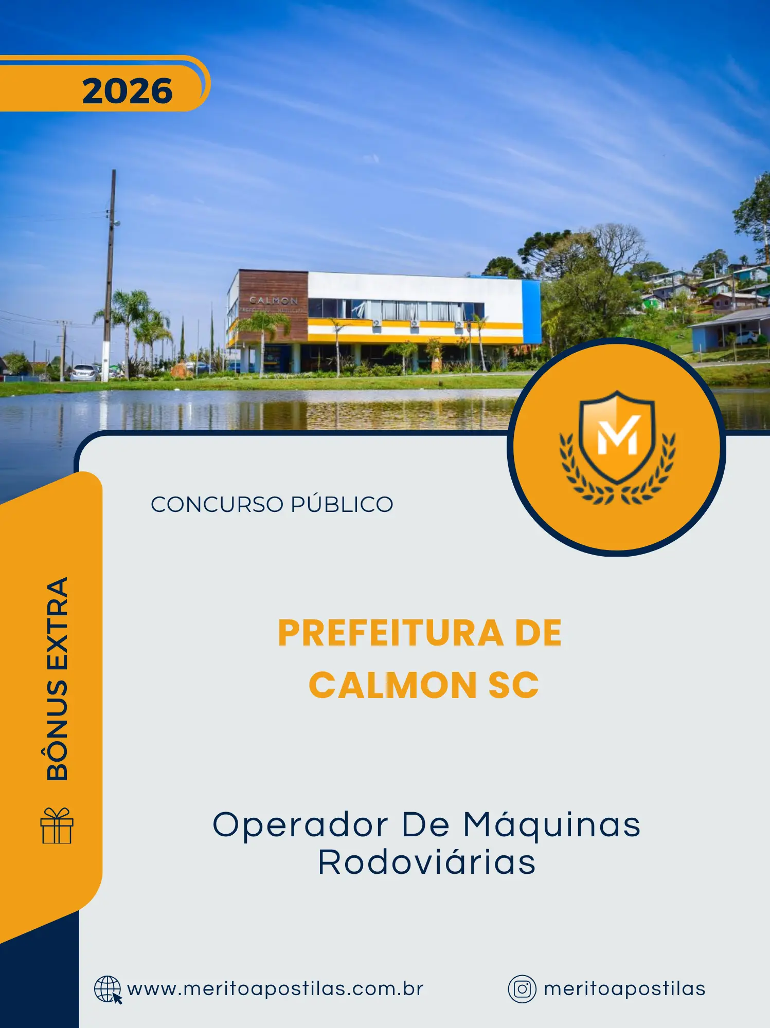 Apostila Operador De Máquinas Rodoviárias Prefeitura de Calmon SC 2026