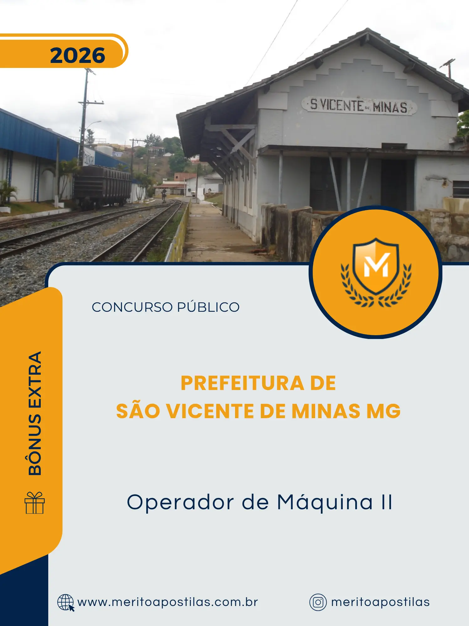 Apostila Operador de Máquina II Prefeitura de São Vicente de Minas MG 2026