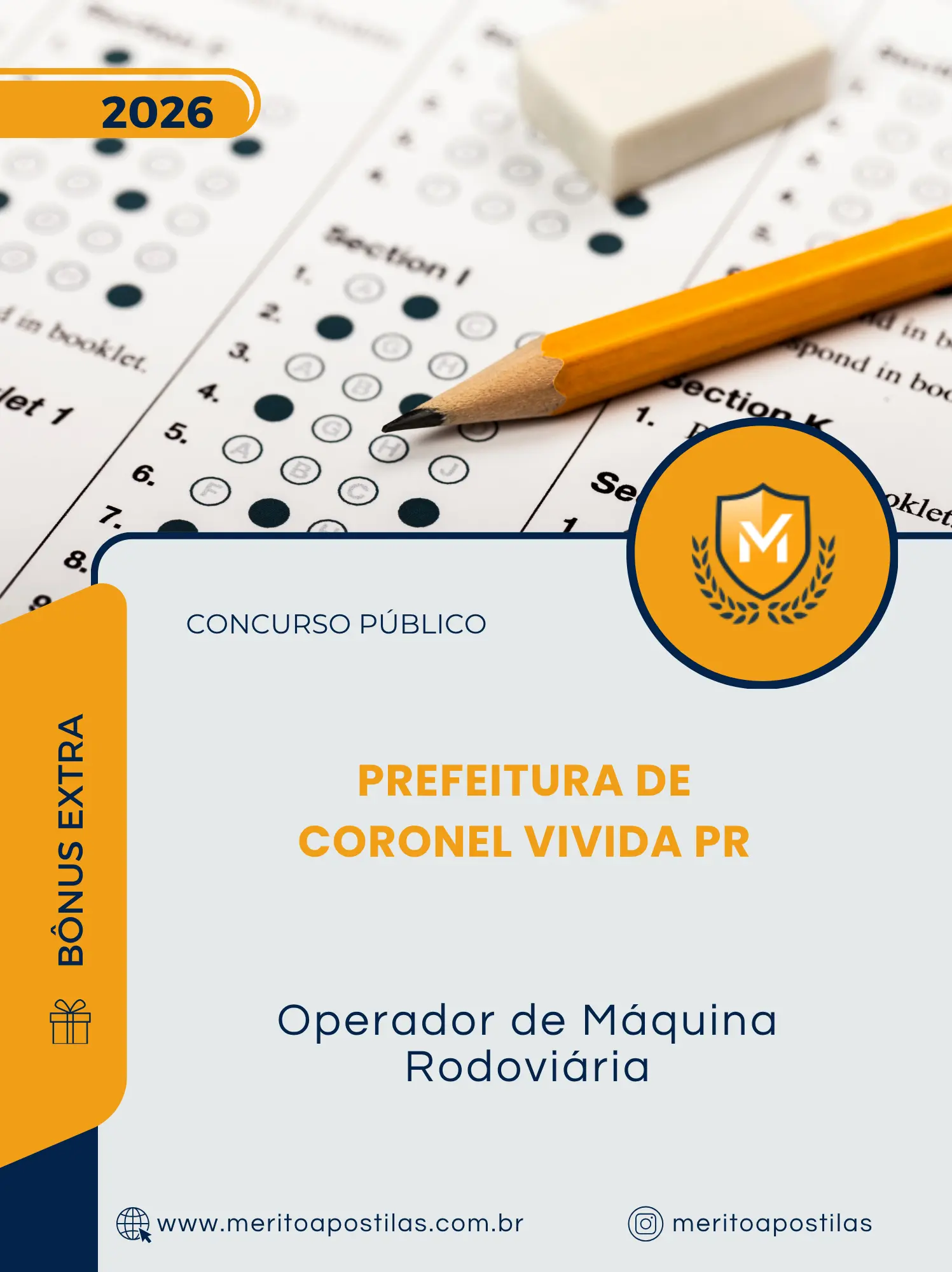 Apostila Operador de Máquina Rodoviária Prefeitura de Coronel Vivida PR 2026