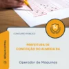 Apostila Operador de Máquinas Prefeitura de Conceição do Almeida BA 2026