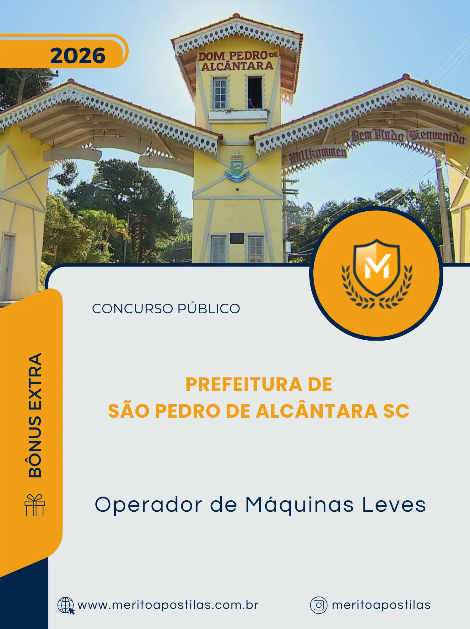 Apostila Operador de Máquinas Leves Prefeitura de São Pedro de Alcântara SC 2026