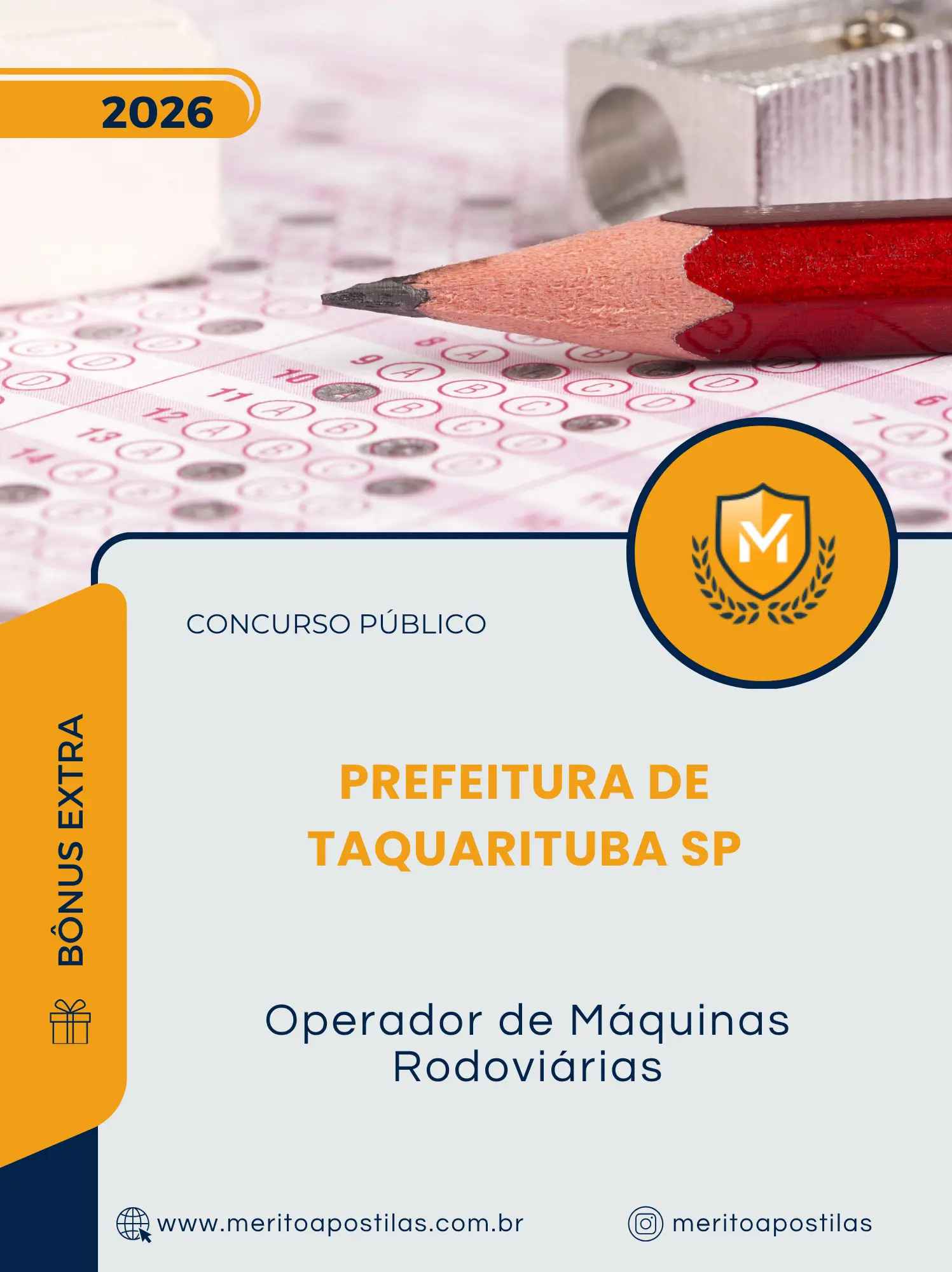 Apostila Operador de Máquinas Rodoviárias Prefeitura de Taquarituba SP 2026