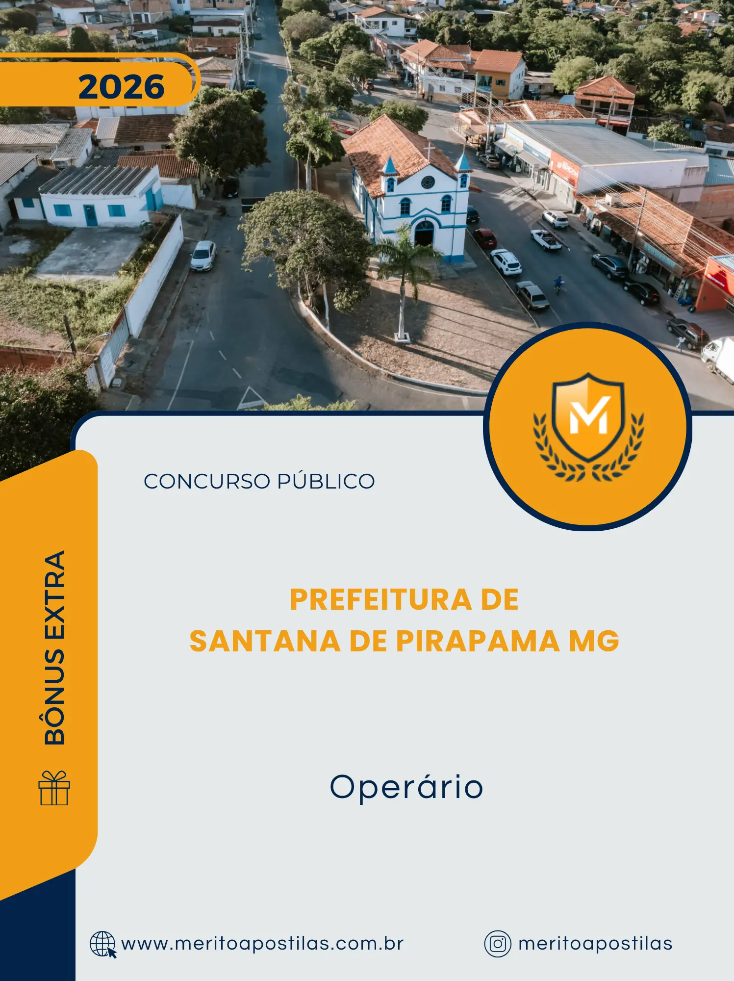 Apostila Operário Prefeitura de Santana de Pirapama MG 2026