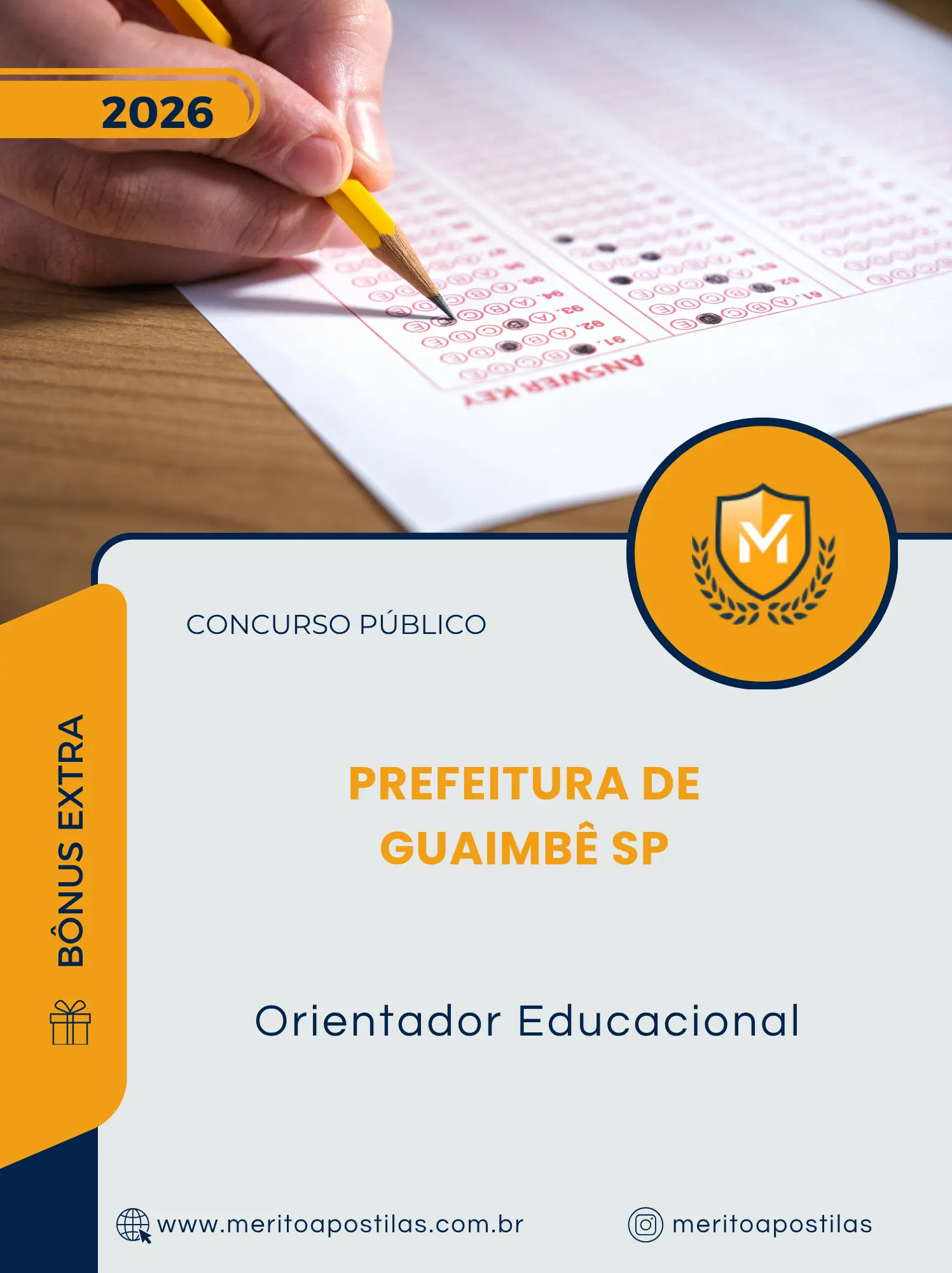 Apostila Orientador Educacional Prefeitura de Guaimbê SP 2026