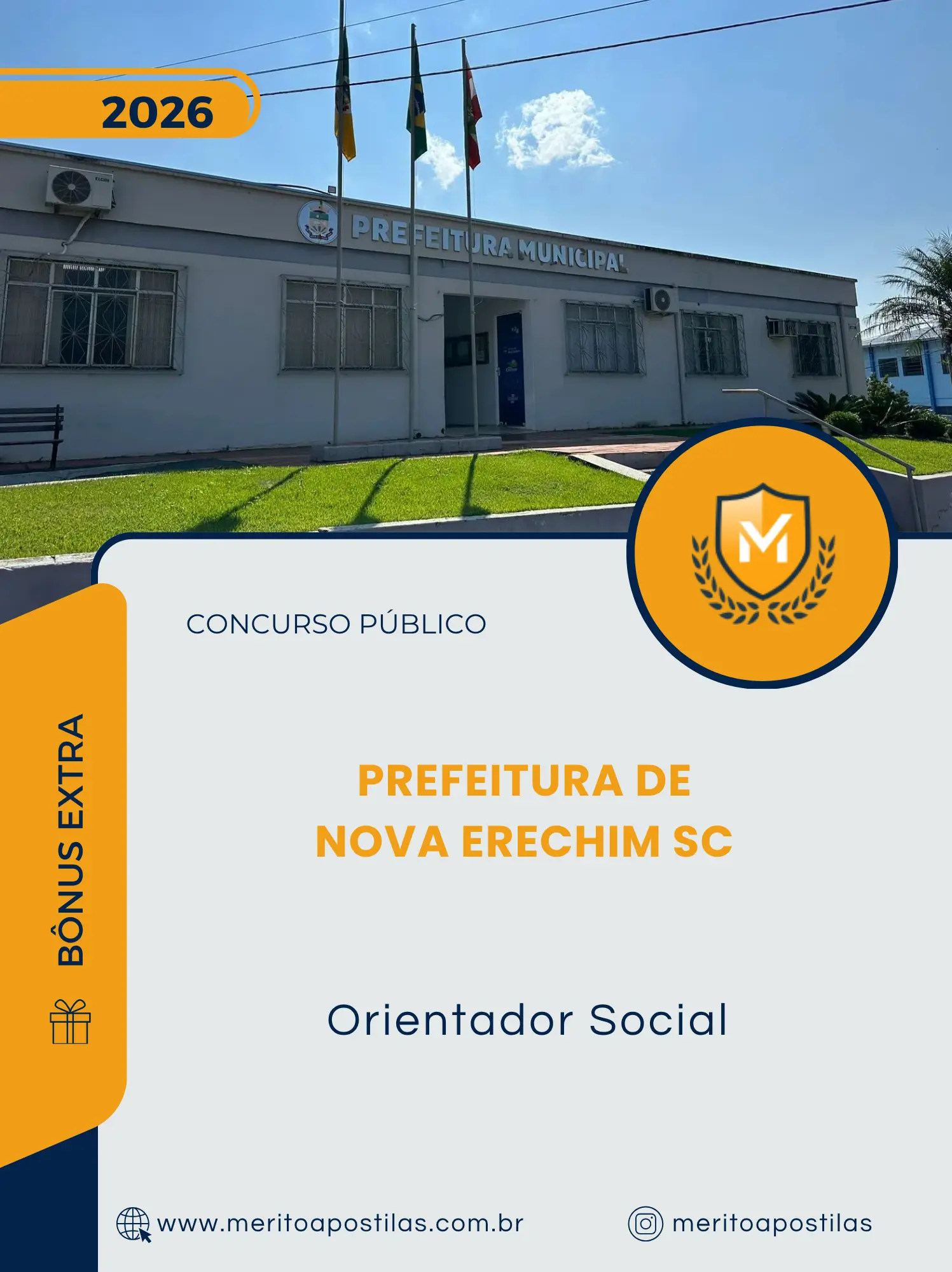 Apostila Orientador Social Prefeitura de Nova Erechim SC 2026
