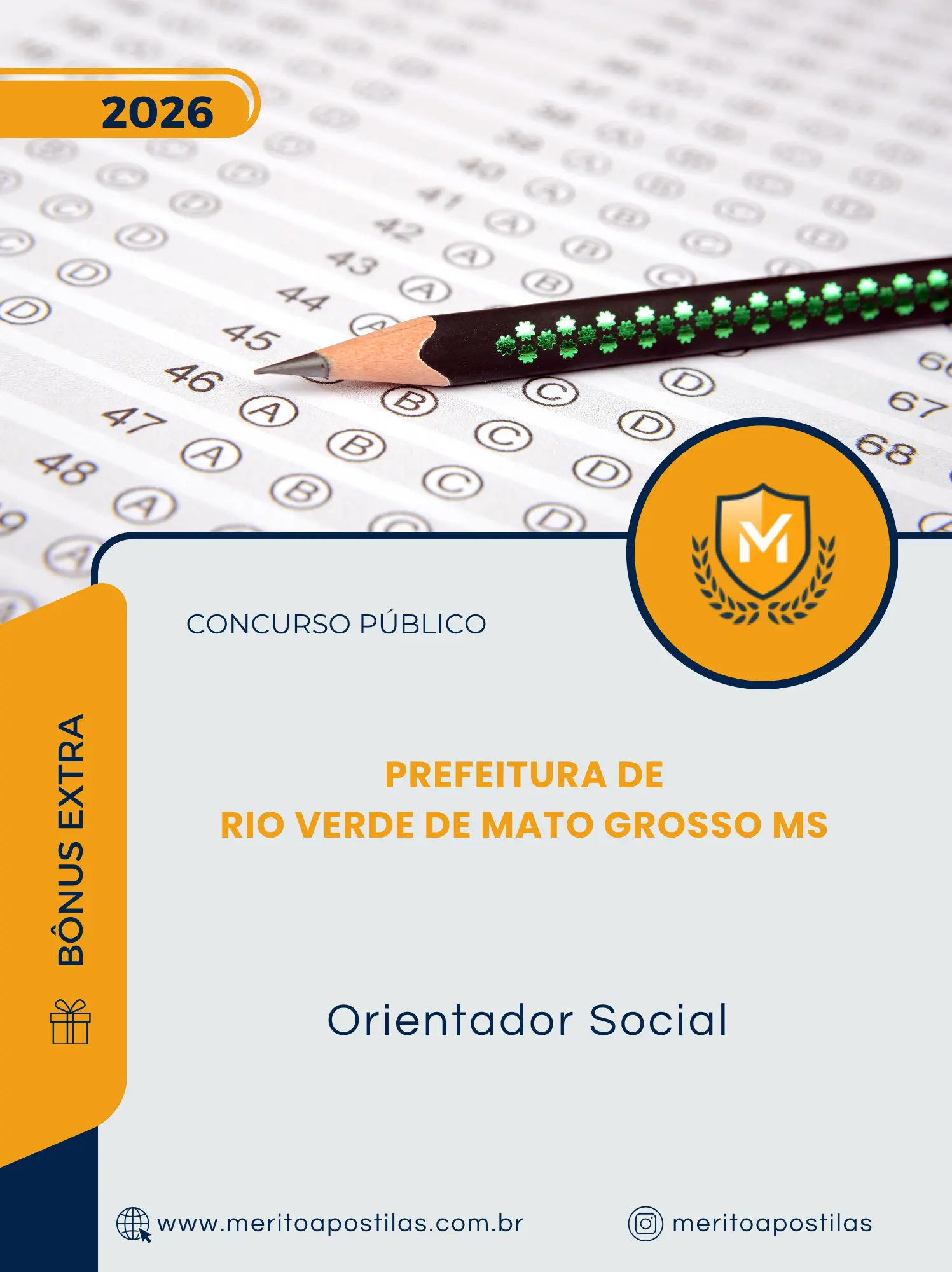 Apostila Orientador Social Prefeitura de Rio Verde de Mato Grosso MS 2026