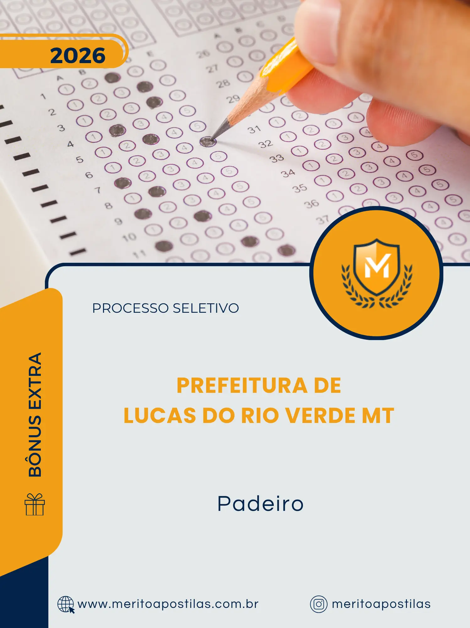 Apostila Padeiro Prefeitura de Lucas do Rio Verde MT 2026