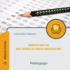 Apostila Pedagogo Prefeitura de Rio Verde de Mato Grosso MS 2026