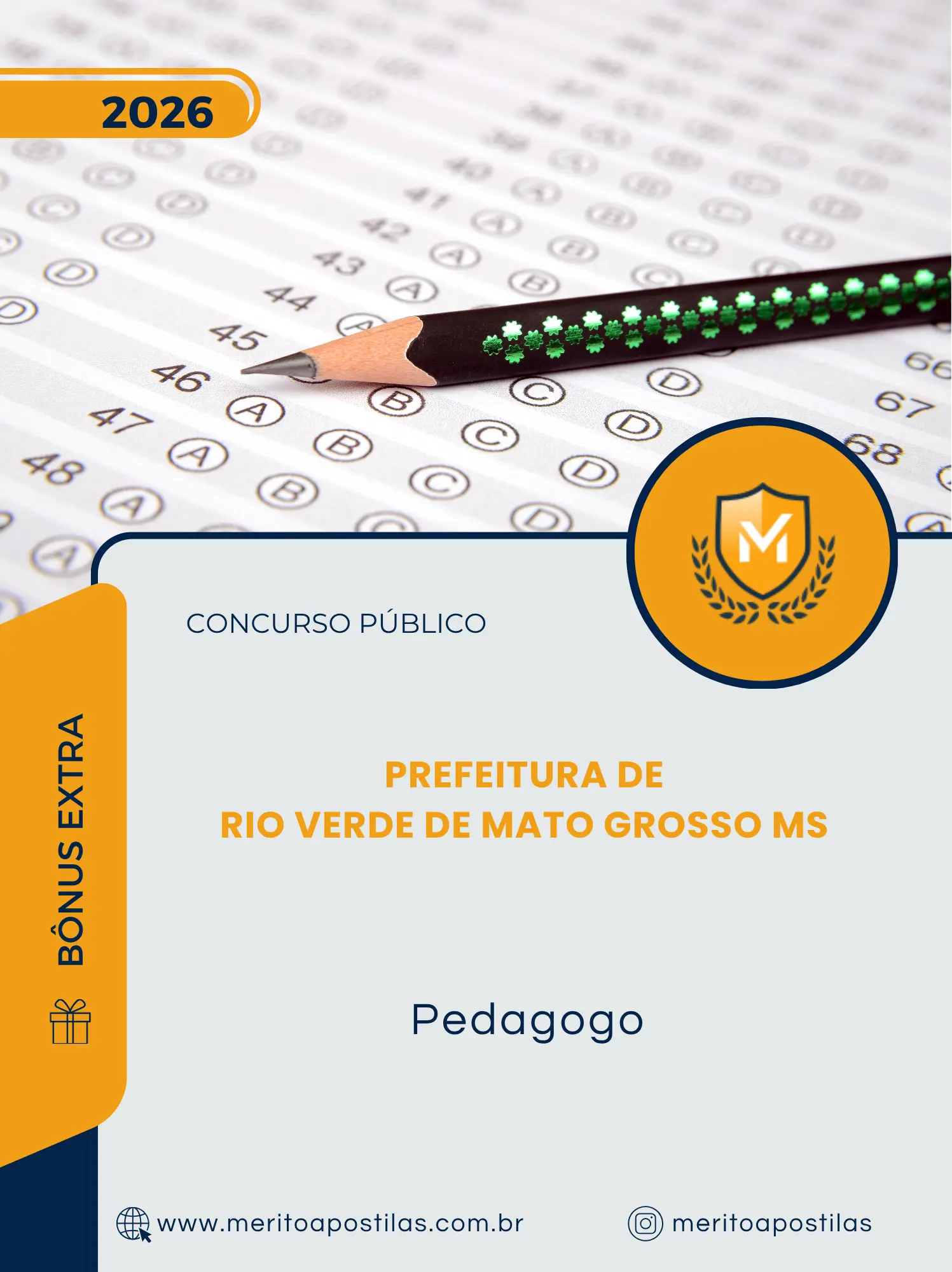 Apostila Pedagogo Prefeitura de Rio Verde de Mato Grosso MS 2026