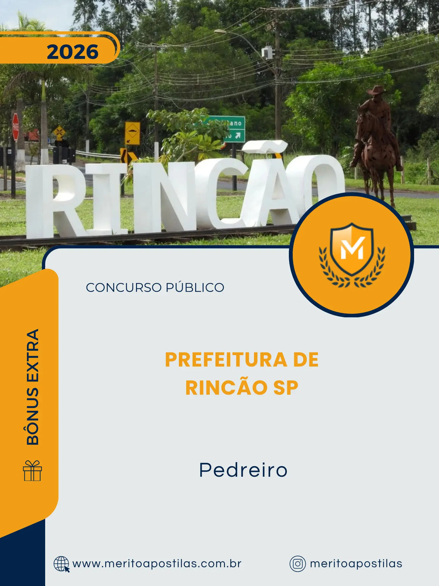 Apostila Pedreiro Prefeitura de Rincão SP 2026