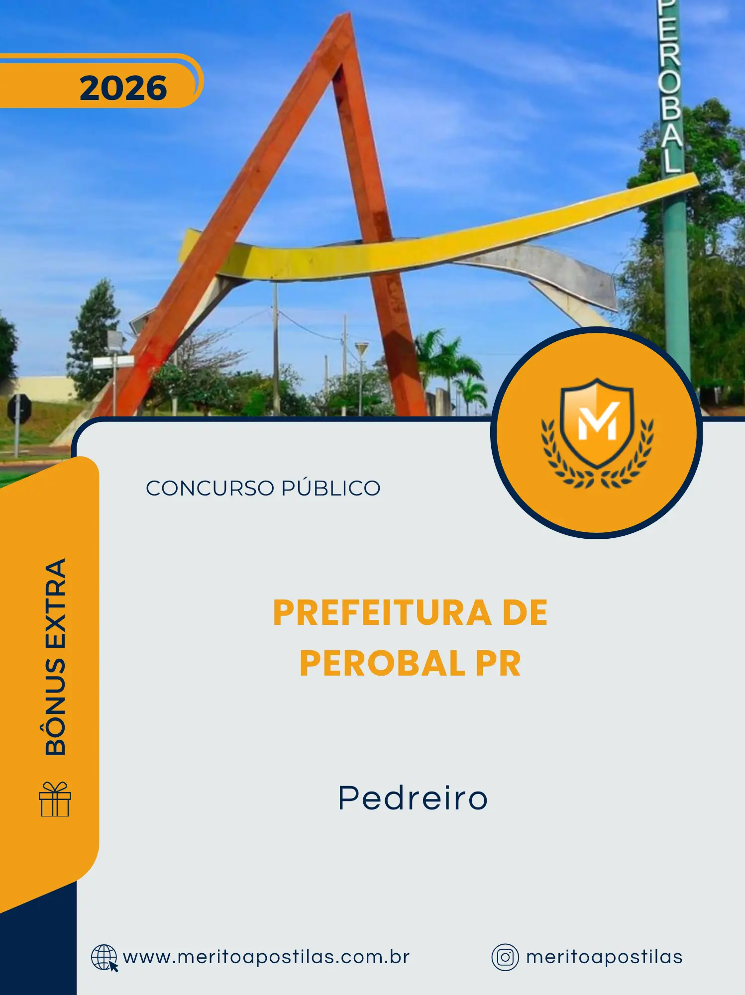 Apostila Pedreiro Prefeitura de Perobal PR 2026