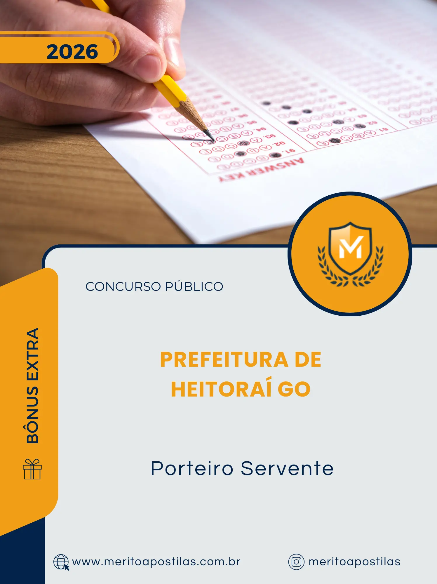 Apostila Porteiro Servente Prefeitura de Heitoraí GO 2026