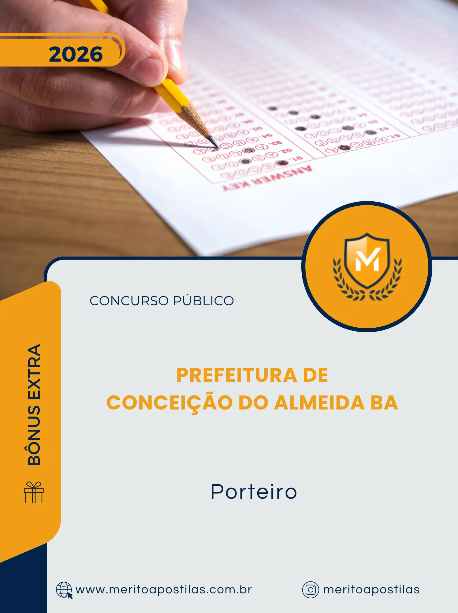 Apostila Porteiro Prefeitura de Conceição do Almeida BA 2026