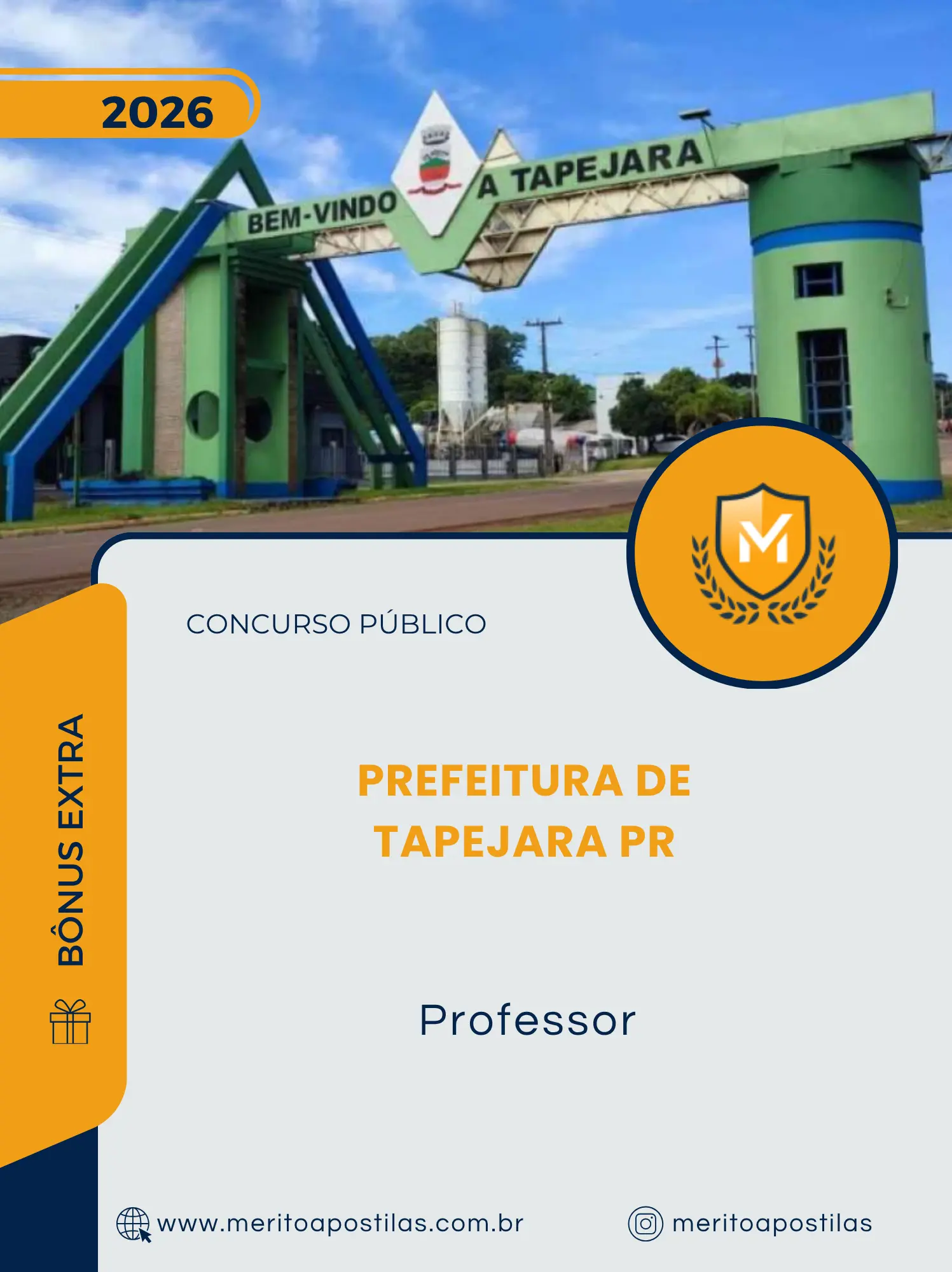 Apostila Professor Prefeitura de Tapejara PR 2026