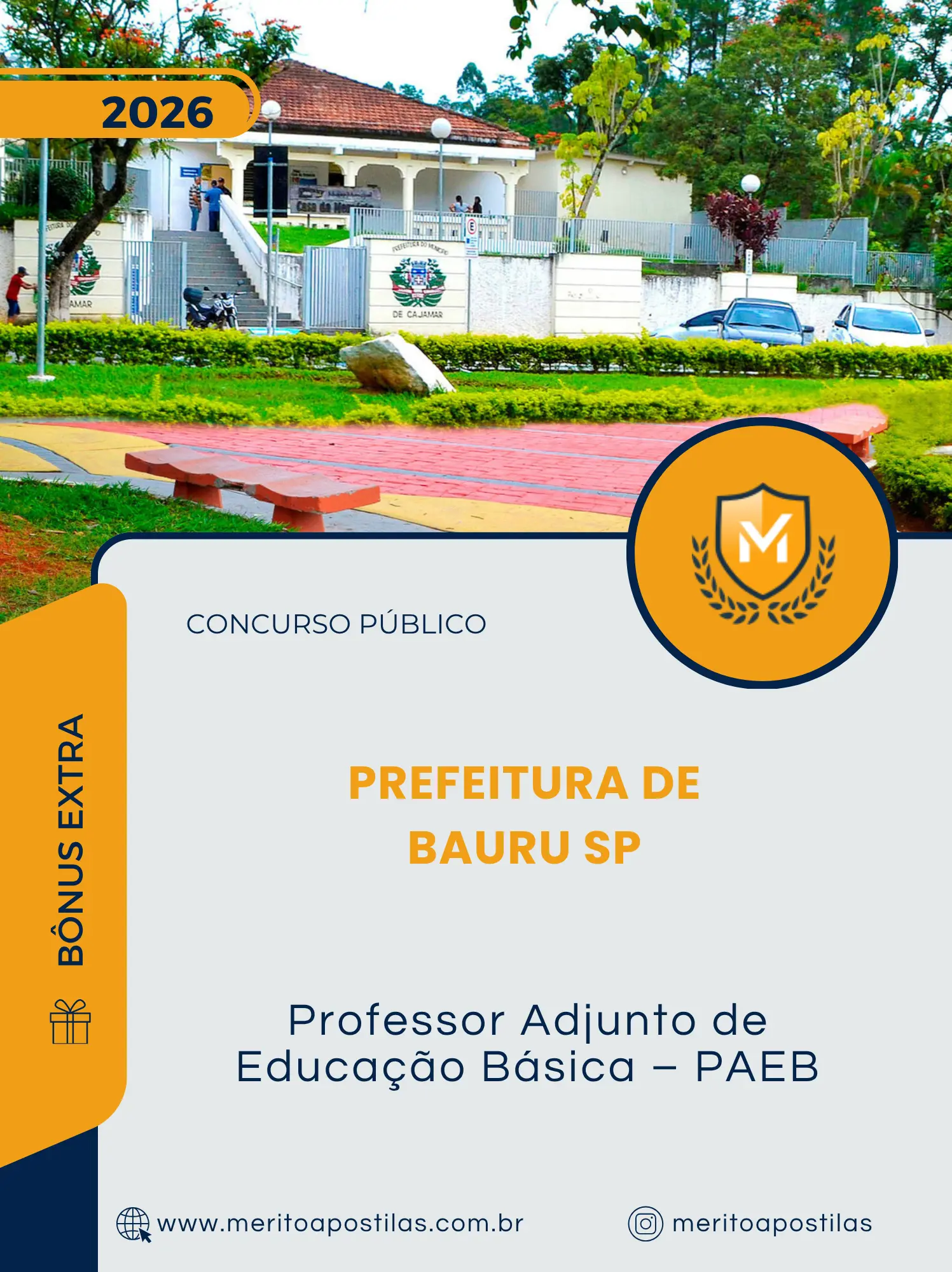 Apostila Professor Adjunto de Educação Básica PAEB Prefeitura de Cajamar SP 2026