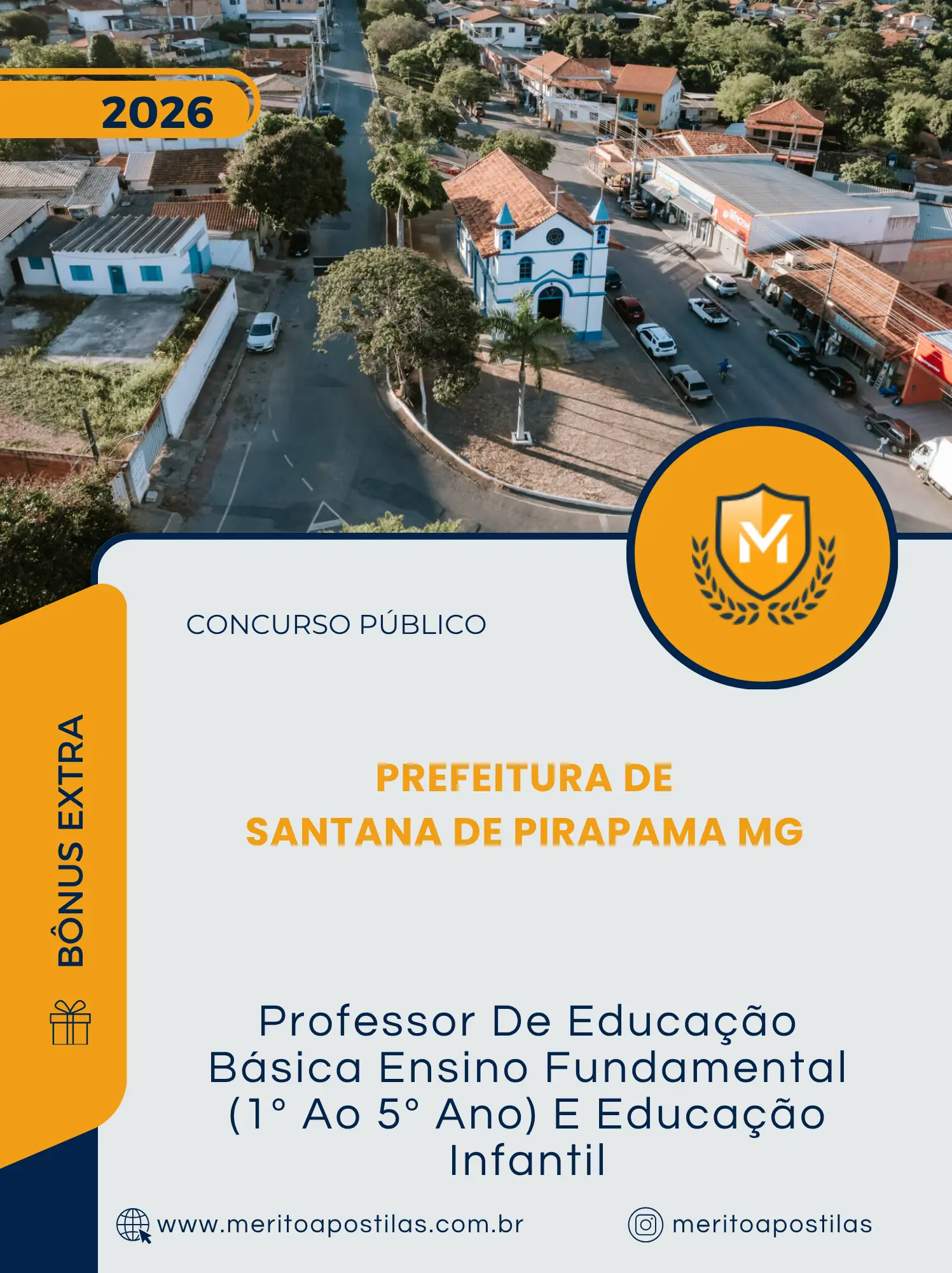 Apostila Professor De Educação Básica Ensino Fundamental 1 Ao 5 Ano E Educação Infantil Prefeitura de Santana de Pirapama MG 2026