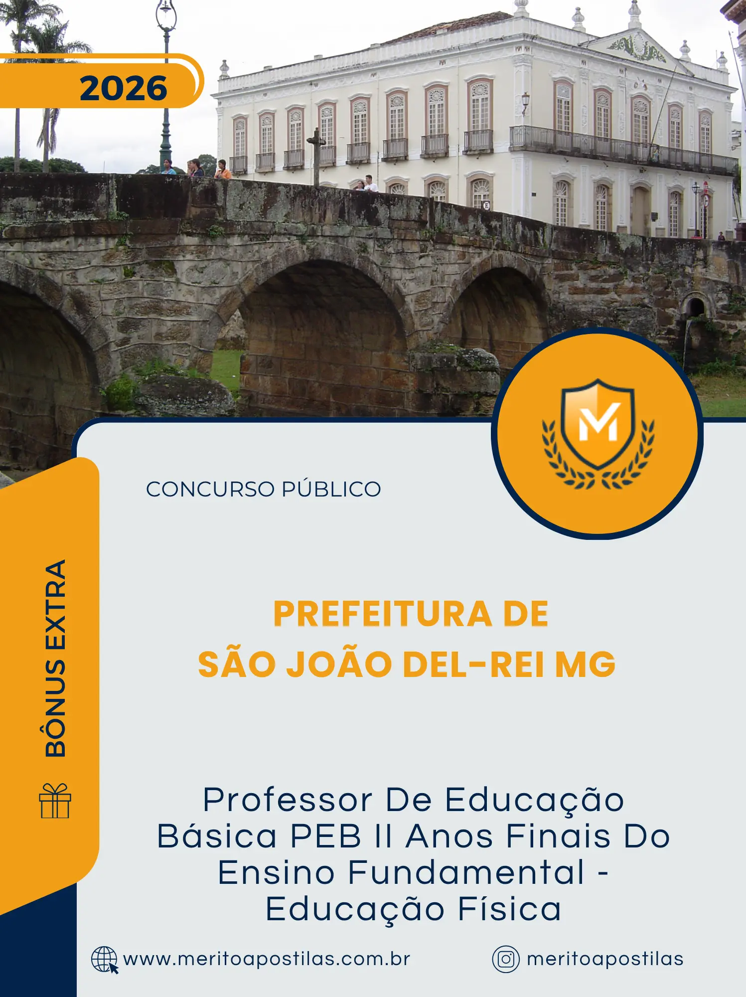 Apostila Professor De Educação Básica PEB II Anos Finais Do Ensino Fundamental Educação Física Prefeitura de São João del-Rei MG 2026