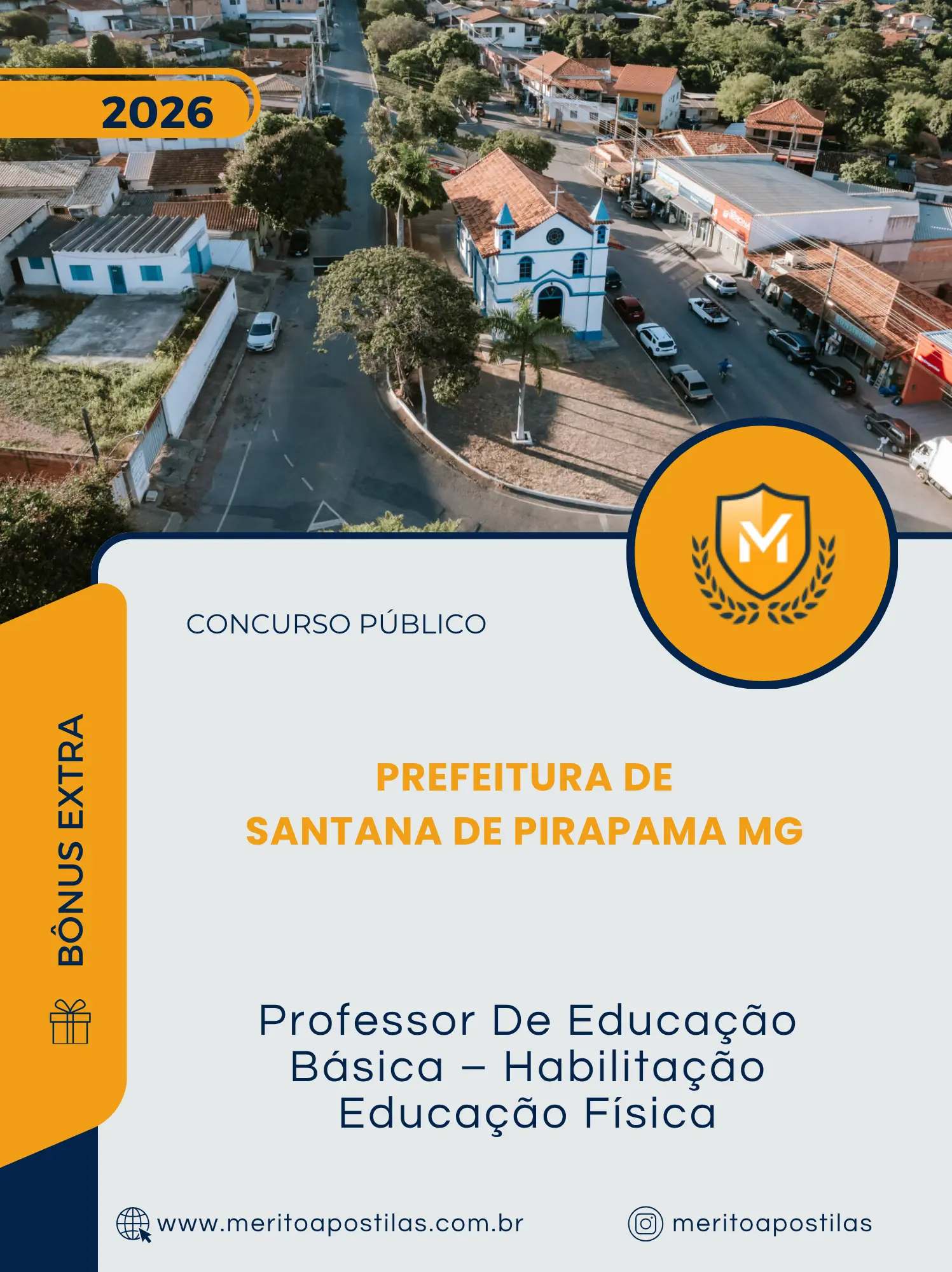 Apostila Professor De Educação Básica Habilitação Educação Física Prefeitura de Santana de Pirapama MG 2026