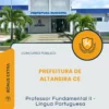 Apostila Professor Fundamental II Língua Portuguesa Prefeitura de Altaneira CE 2026