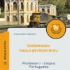 Apostila Professor I - Língua Portuguesa Prefeitura de Engenheiro Paulo de Frontin RJ 2026
