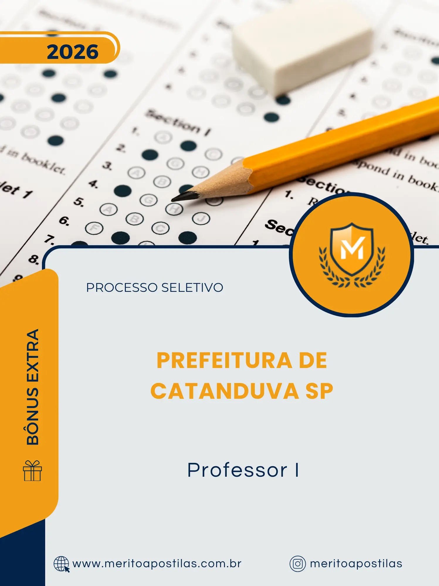 Apostila Professor I Prefeitura de Catanduva SP 2026