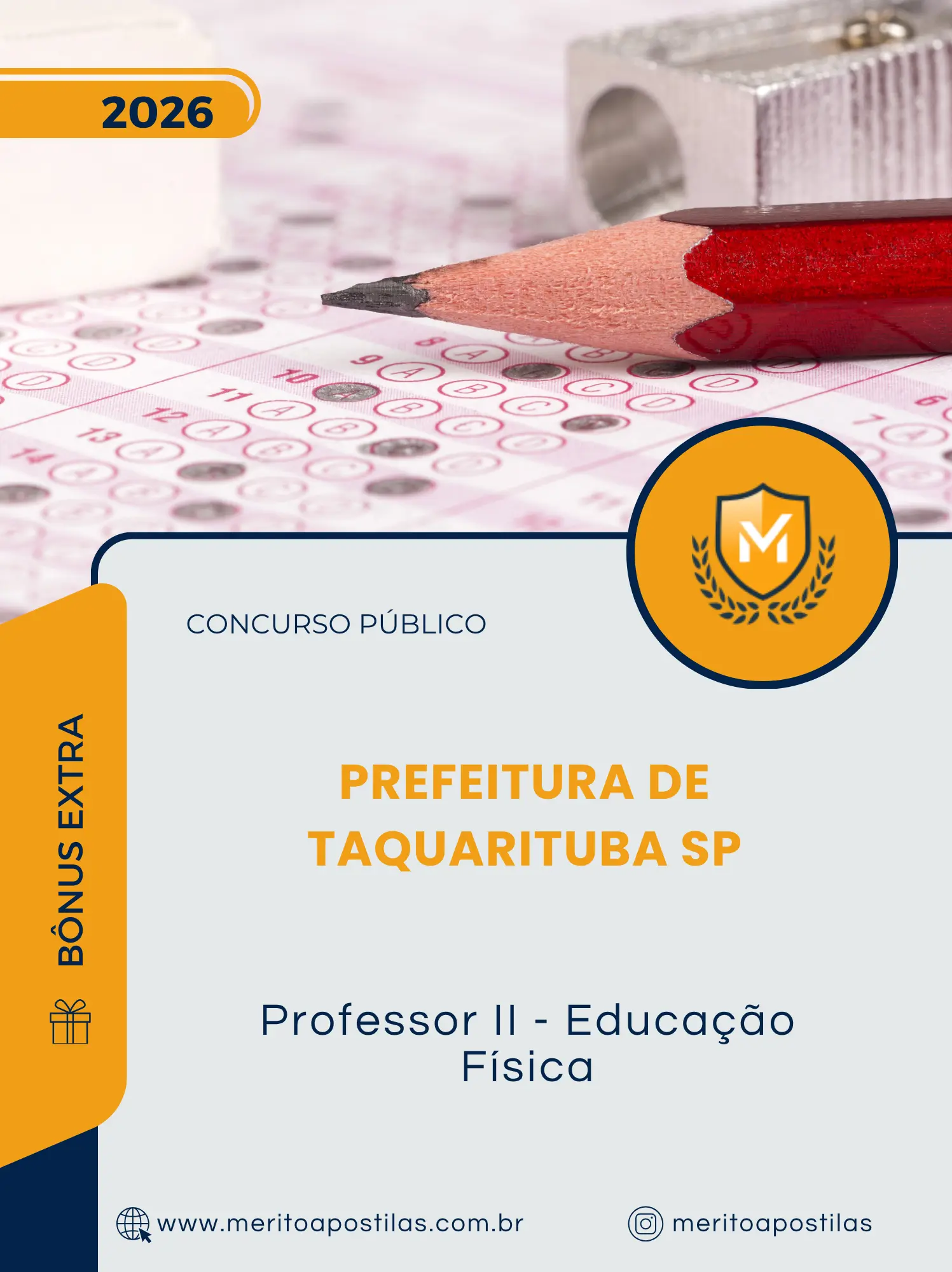 Apostila Professor II Educação Física Prefeitura de Taquarituba SP 2026