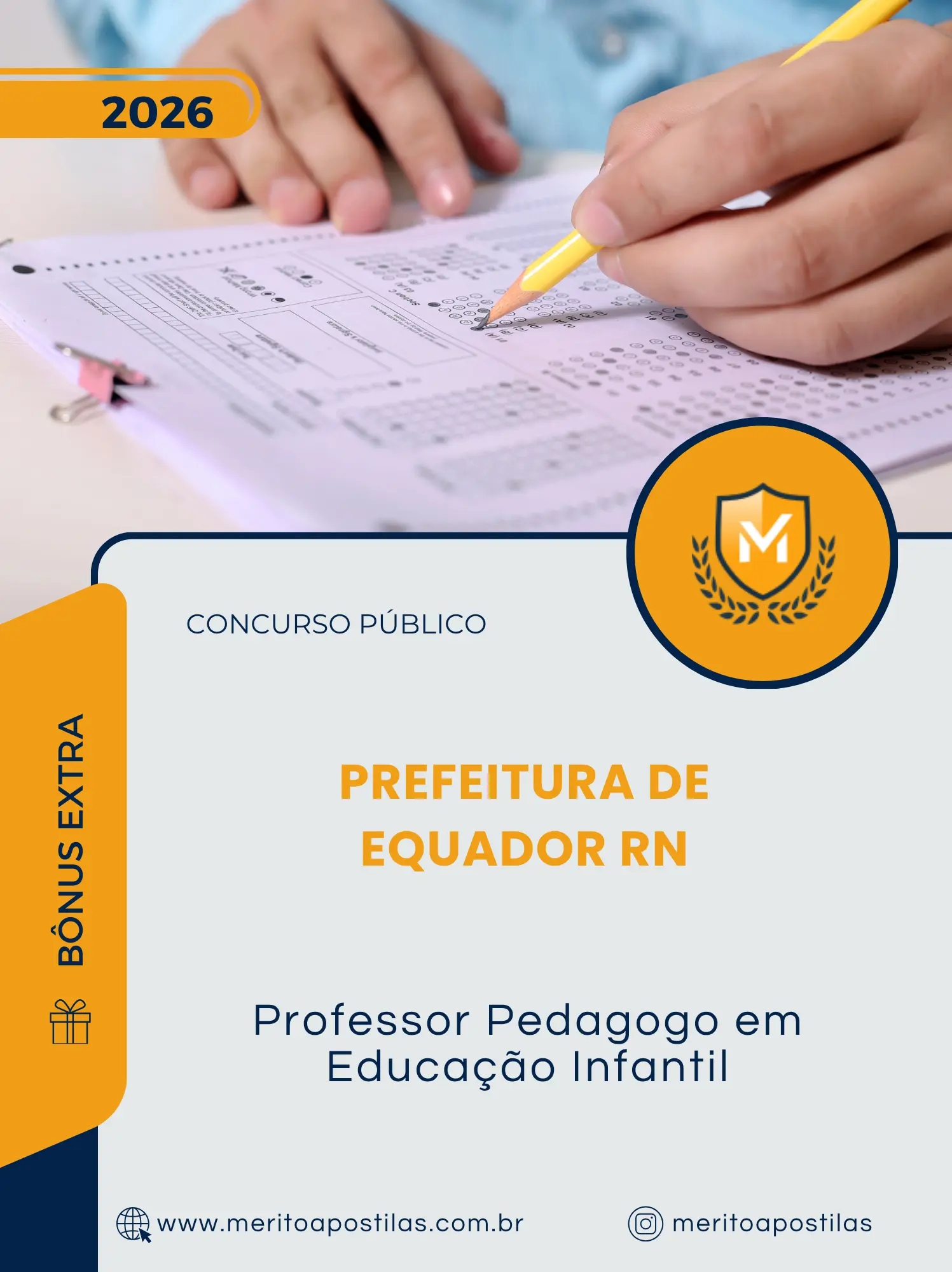 Apostila Professor Pedagogo em Educação Infantil Prefeitura de Equador RN 2026