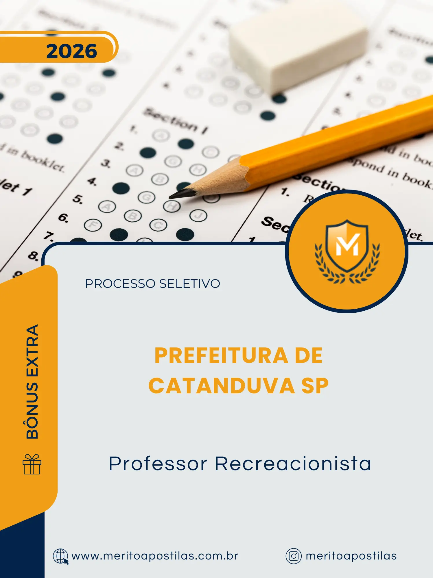 Apostila Professor Recreacionista Prefeitura de Catanduva SP 2026