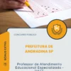 Apostila Professor de Atendimento Educacional Especializado PAEE Prefeitura de Andradina SP 2026