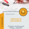 Apostila Professor de Educação Básica Área Esp Matemática Prefeitura de Mogi Mirim SP 2026