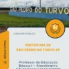 Apostila Professor de Educação Básica I – Atendimento Educacional Especializado Prefeitura de São Pedro do Turvo SP 2026