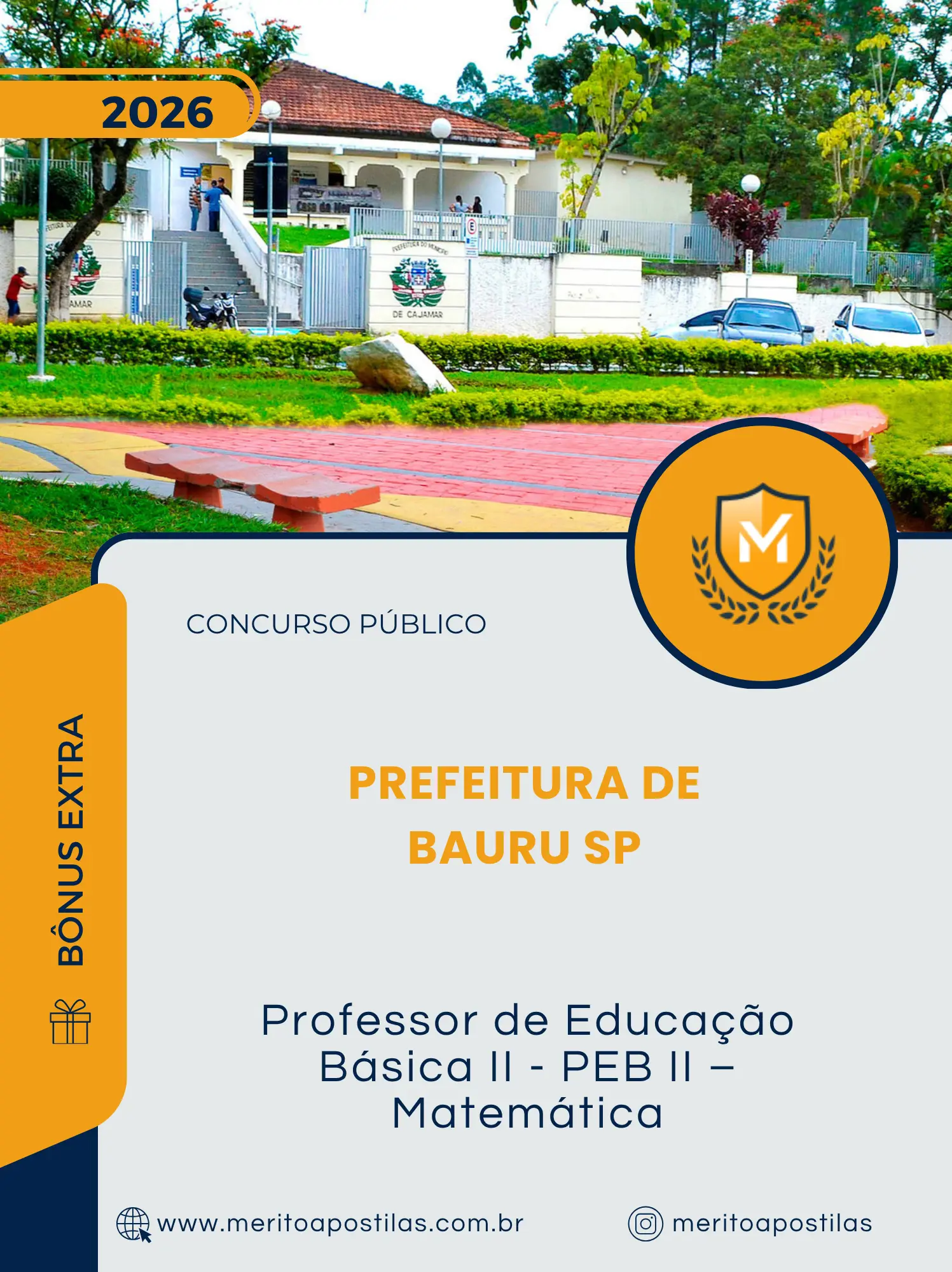 Apostila Professor de Educação Básica II PEB II Matemática Prefeitura de Cajamar SP 2026