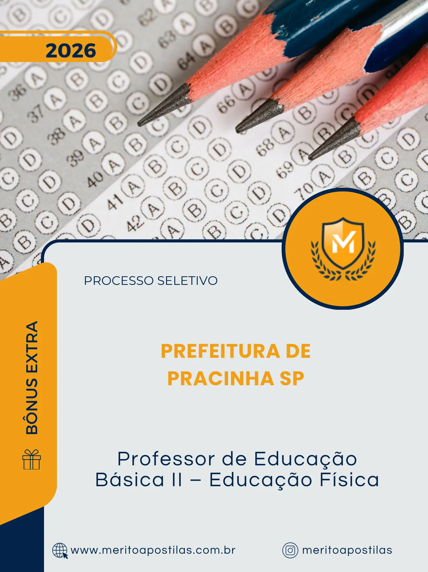 Apostila Professor de Educação Básica II Educação Física Prefeitura de Pracinha SP 2026