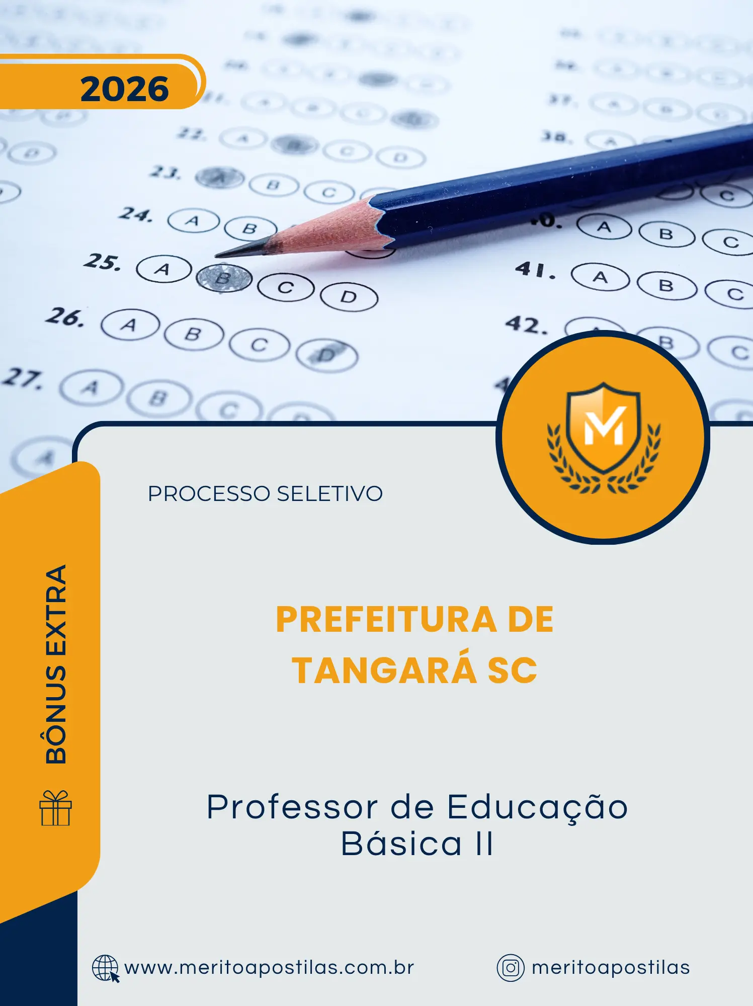 Apostila Professor de Educação Básica II Prefeitura de Tangará SC 2026
