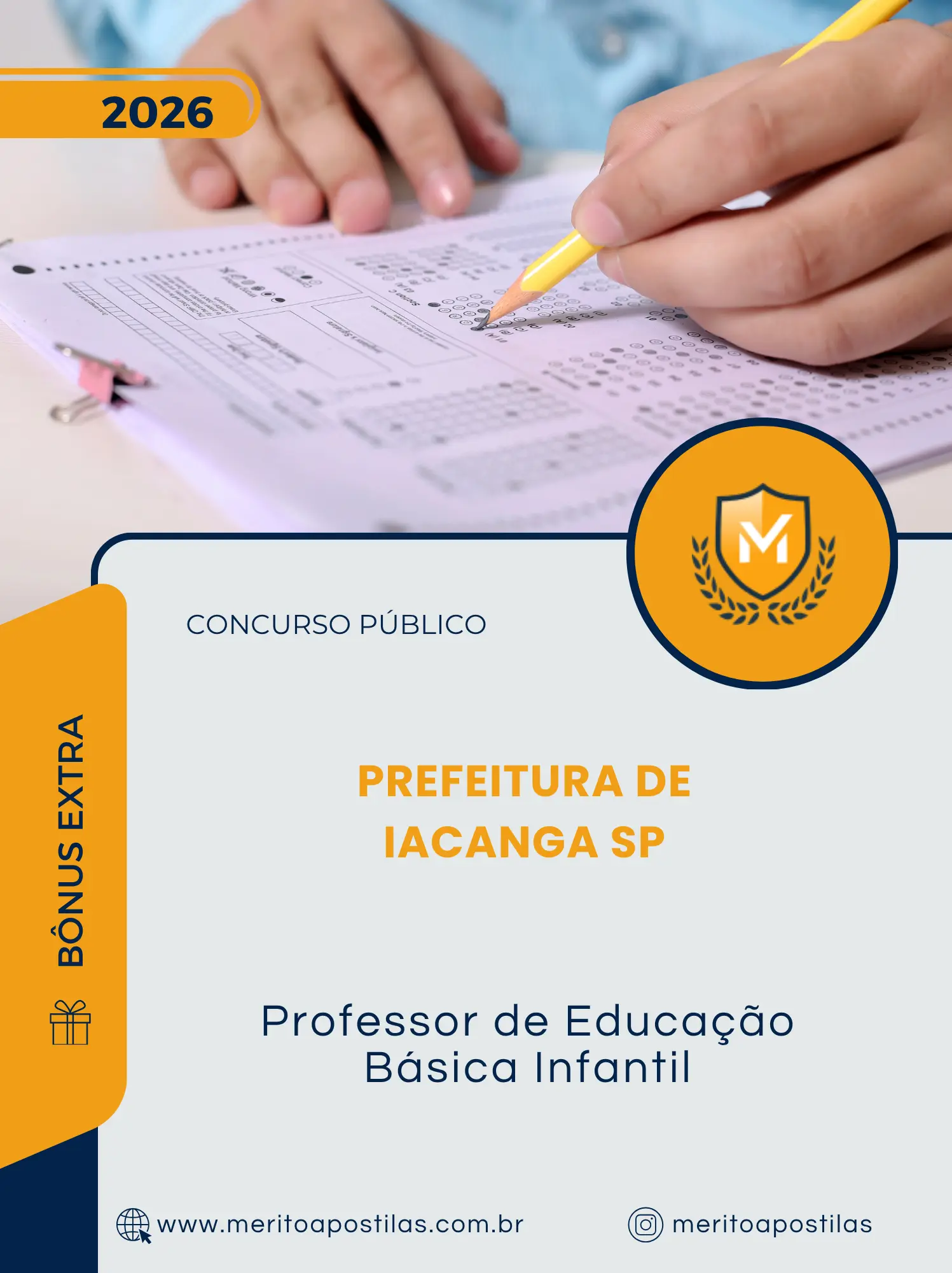 Apostila Professor de Educação Básica Infantil Prefeitura de Iacanga SP 2026