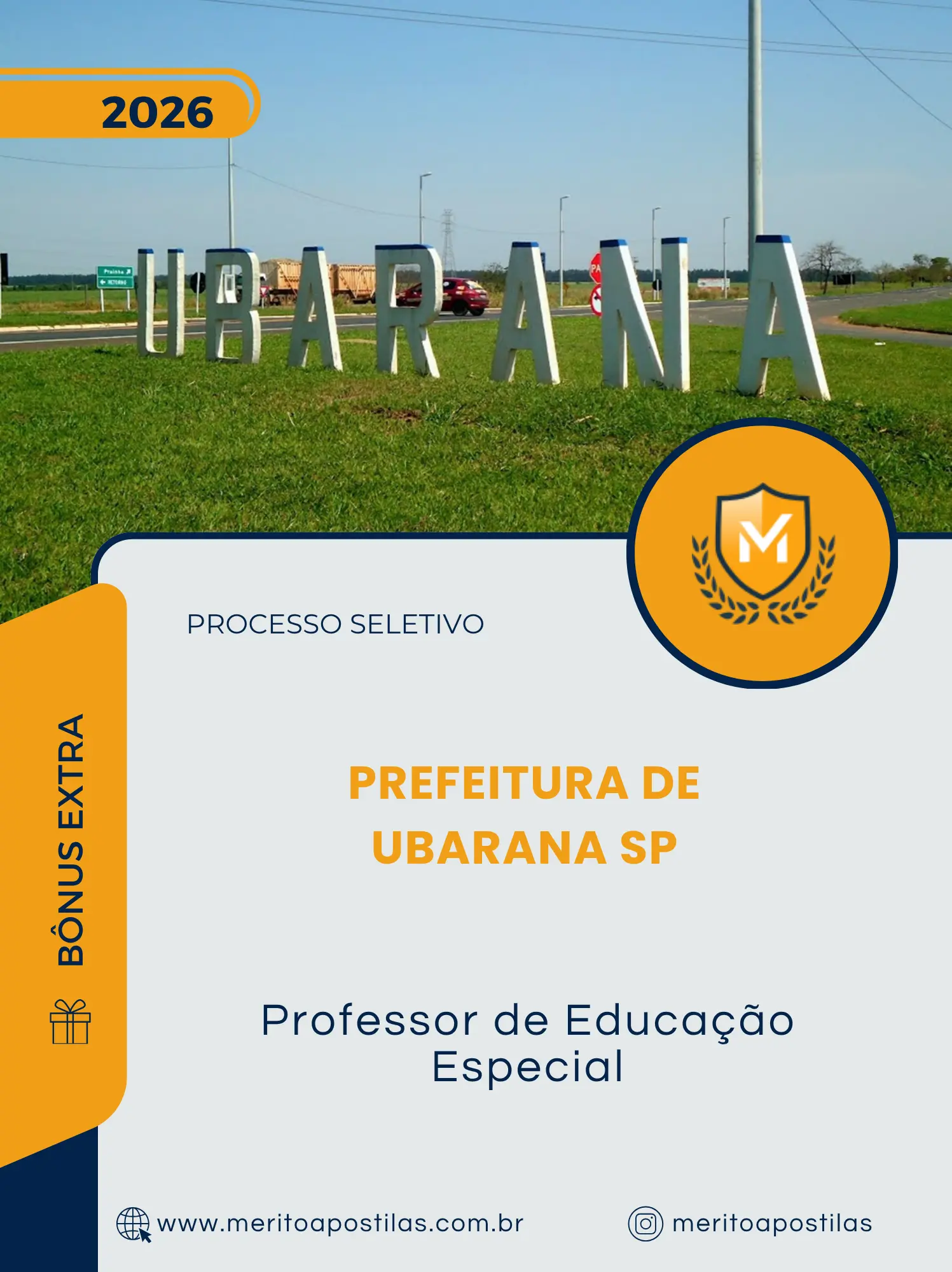 Apostila Professor de Educação Especial Prefeitura de Ubarana SP 2026