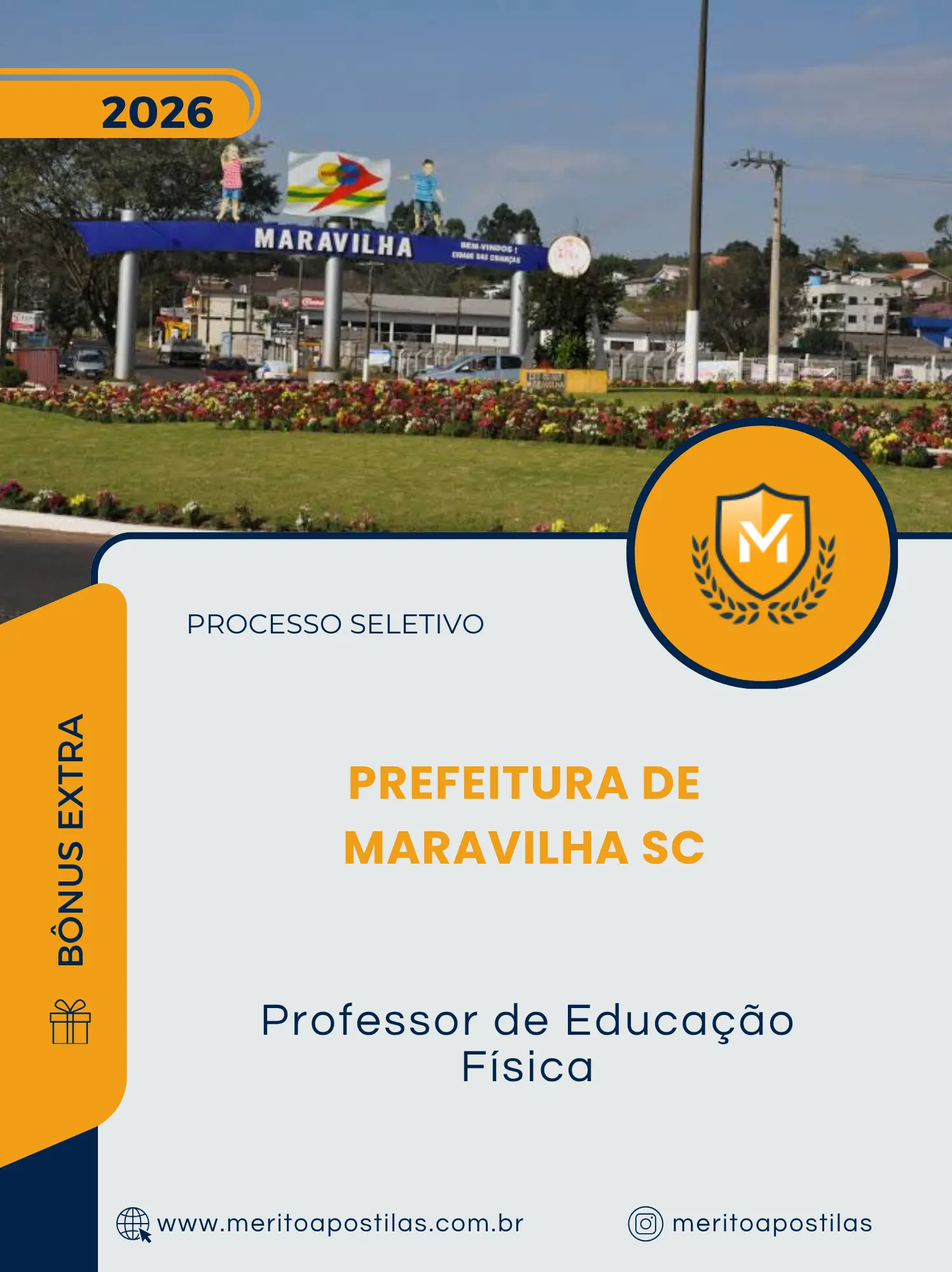 Apostila Professor de Educação Física Prefeitura de Maravilha SC 2026