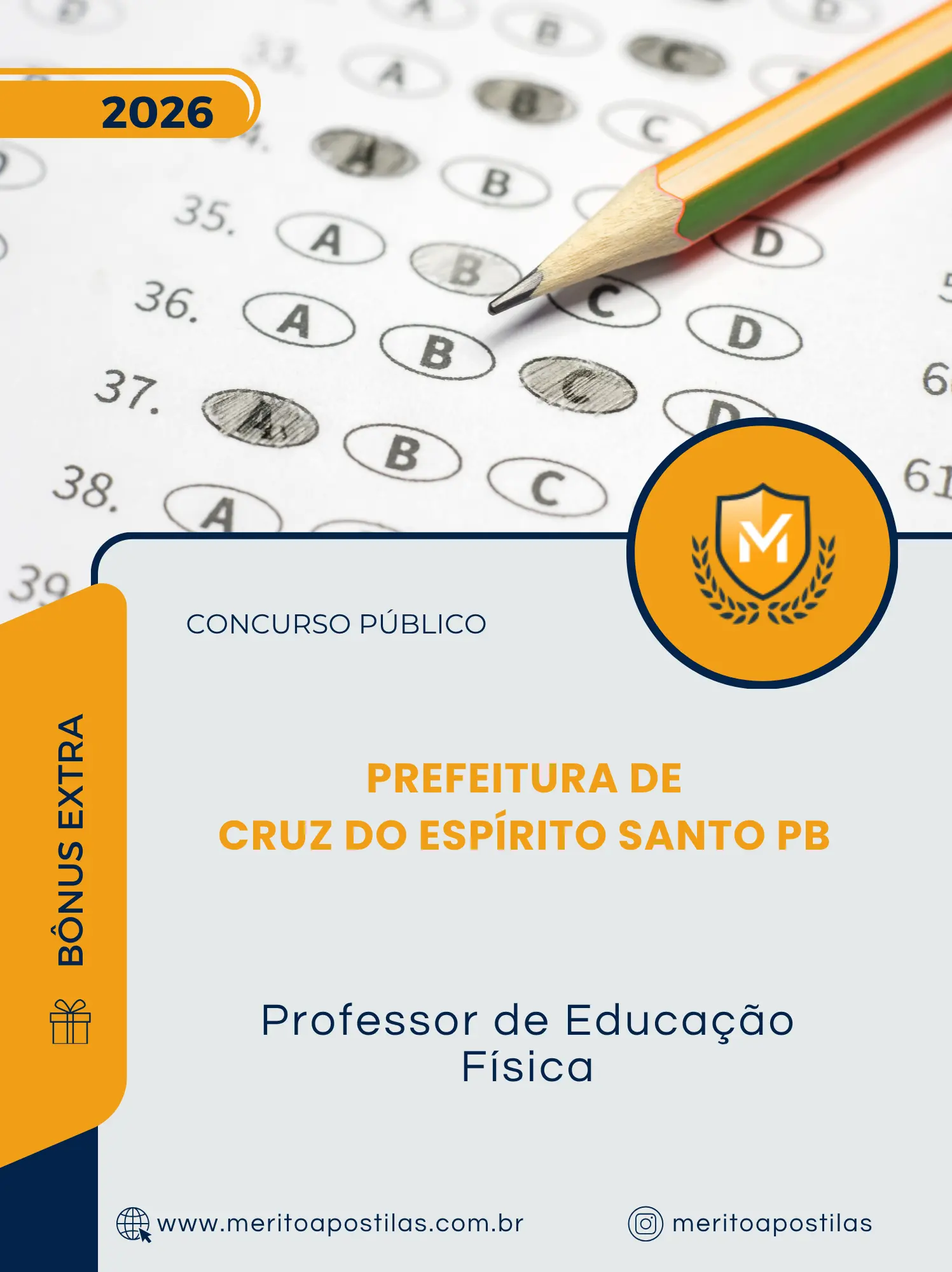 Apostila Professor de Educação Física Prefeitura de Cruz do Espírito Santo PB 2026