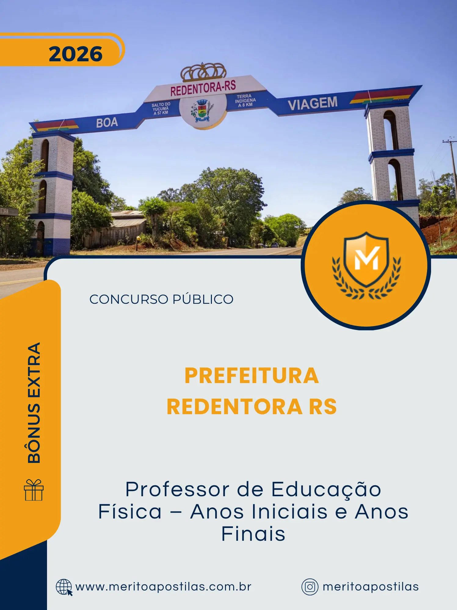 Apostila Professor de Educação Física Anos Iniciais e Anos Finais Prefeitura Redentora RS 2026