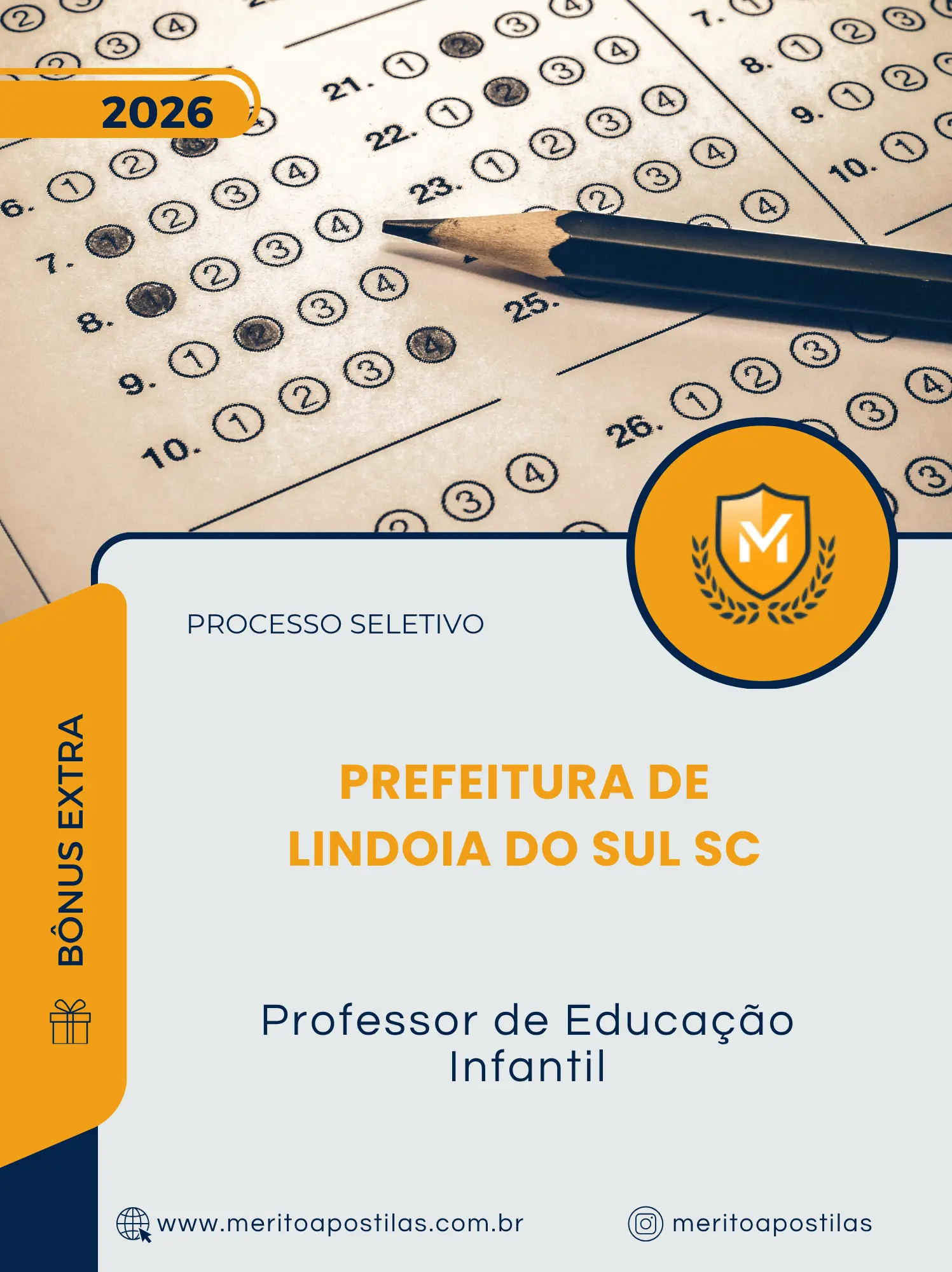 Apostila Professor de Educação Infantil Prefeitura de Lindoia do Sul SC 2026