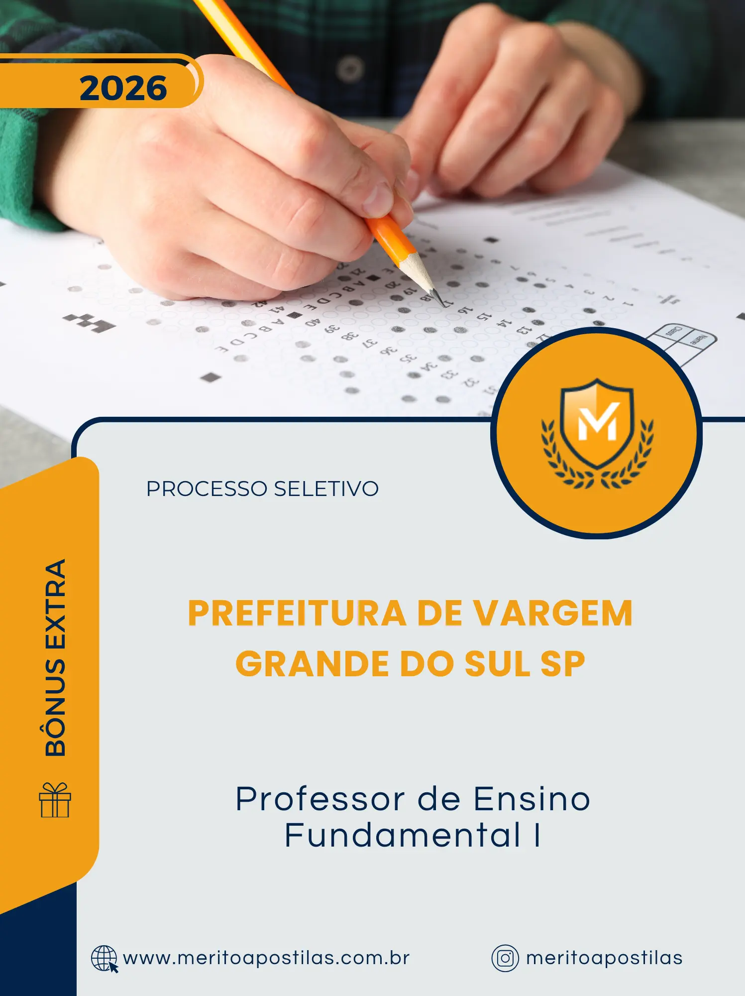 Apostila Professor de Ensino Fundamental I Prefeitura de Vargem Grande do Sul SP 2026