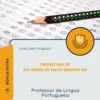 Apostila Professor de Língua Portuguesa Prefeitura de Rio Verde de Mato Grosso MS 2026