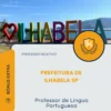 Apostila Professor de Língua Portuguesa Prefeitura de Ilhabela SP 2026