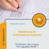 Apostila Professor de Língua Portuguesa Nível 1 Prefeitura de Petrolina de Goiás GO 2026