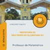Apostila Professor de Matemática Prefeitura de São Pedro de Alcântara SC 2026